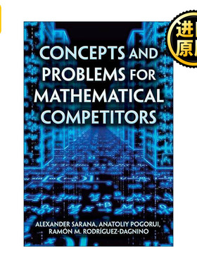 英文原版 Concepts and Problems for Mathematical Competitors 数学竞赛的概念和问题 备赛指南 英文版 进口英语原版书籍