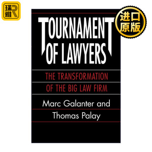 律师锦标赛 Galanter Marc Tournament 法律 大型律师事务所 Lawyers 转型