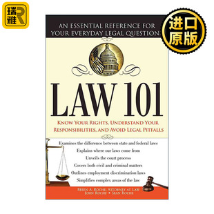 Brien Law 基本参考 英文原版 进口英语原版 法律101 英文版 101 书籍 日常法律问题 Roche 第二版