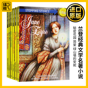 彼得潘Peter 文学名著小说6册套装 Books 兰登经典 PanJane 正版 Stepping 小妇人 英文原版 进口英语书籍 Stones Eyre简爱 Classic