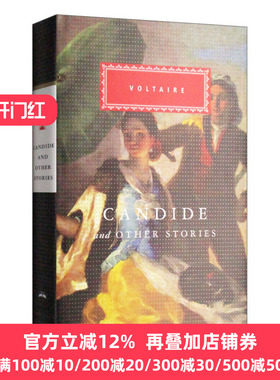 老实人及其他短篇小说 Everyman精装版 英文原版 Candide and Other Stories 伏尔泰 英文版 Voltaire 进口英语原版书籍