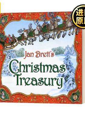 Jan Brett's Christmas Treasury 7个故事精装收藏版合辑 圣诞节 汪培珽第5五阶段 精装