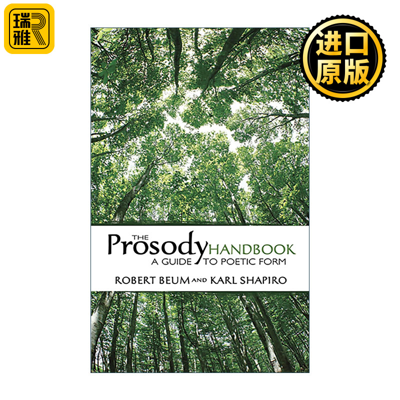 英文原版 The Prosody Handbook 韵律手册 诗歌形式指南 Robert Beum 英文版 进口英语原版书籍