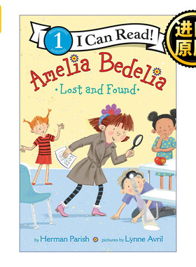 英文原版 Amelia Bedelia Lost and Found I Can Read level 1
