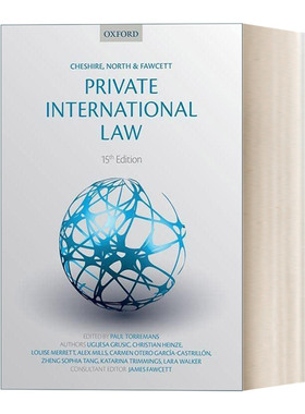 英文原版 Cheshire, North & Fawcett: Private International Law
