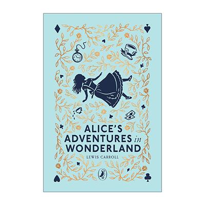 英文原版 Alice's Adventures in Wonderland 爱丽丝梦游仙境 精装海雀布纹经典 英文版 进口英语原版书籍