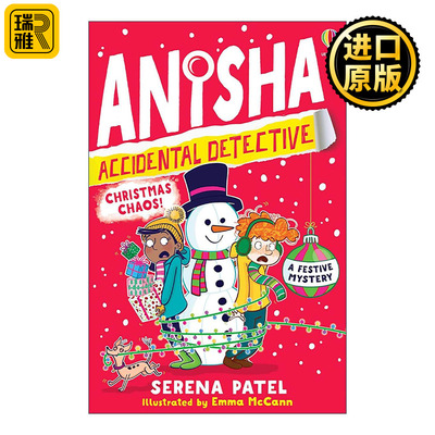 英文原版 Anisha Accidental Detective Christmas Chaos 意外的侦探阿妮莎 圣诞大混乱 儿童幽默搞笑 英文版 进口英语原版书籍