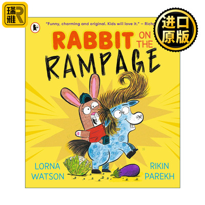 英文原版 Rabbit on the Rampage 狂暴的兔子 儿童幽默趣味动物故事绘本 英文版 进口英语原版书籍