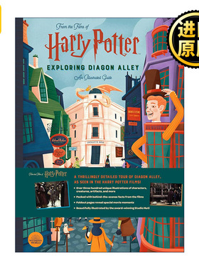 英文原版 Harry Potter Exploring Diagon Alley 哈利波特 探索对角巷 精装 南非创意工作室MUTI 英文版 进口英语原版书籍