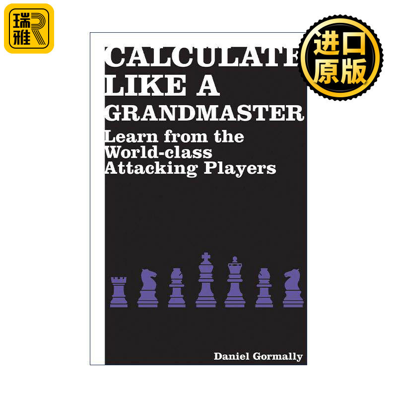 英文原版 Calculate Like a Grandmaster 像大师一样计算 向世界攻击手学习 国际象棋明星 英文版 进口英语原版书籍