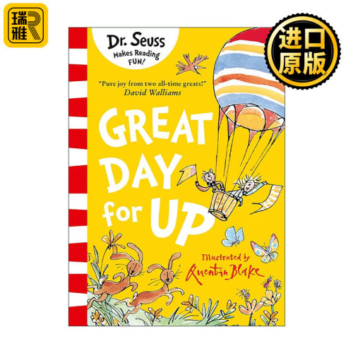 英文原版 Great Day For Up 苏斯博士绘本 向上的好日子 大开本 英文版 进口英语原版书籍