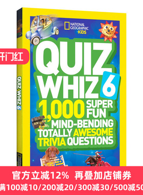 National Geographic Kids Quiz Whiz 6 国家地理儿童版 测验高手6 英文原版