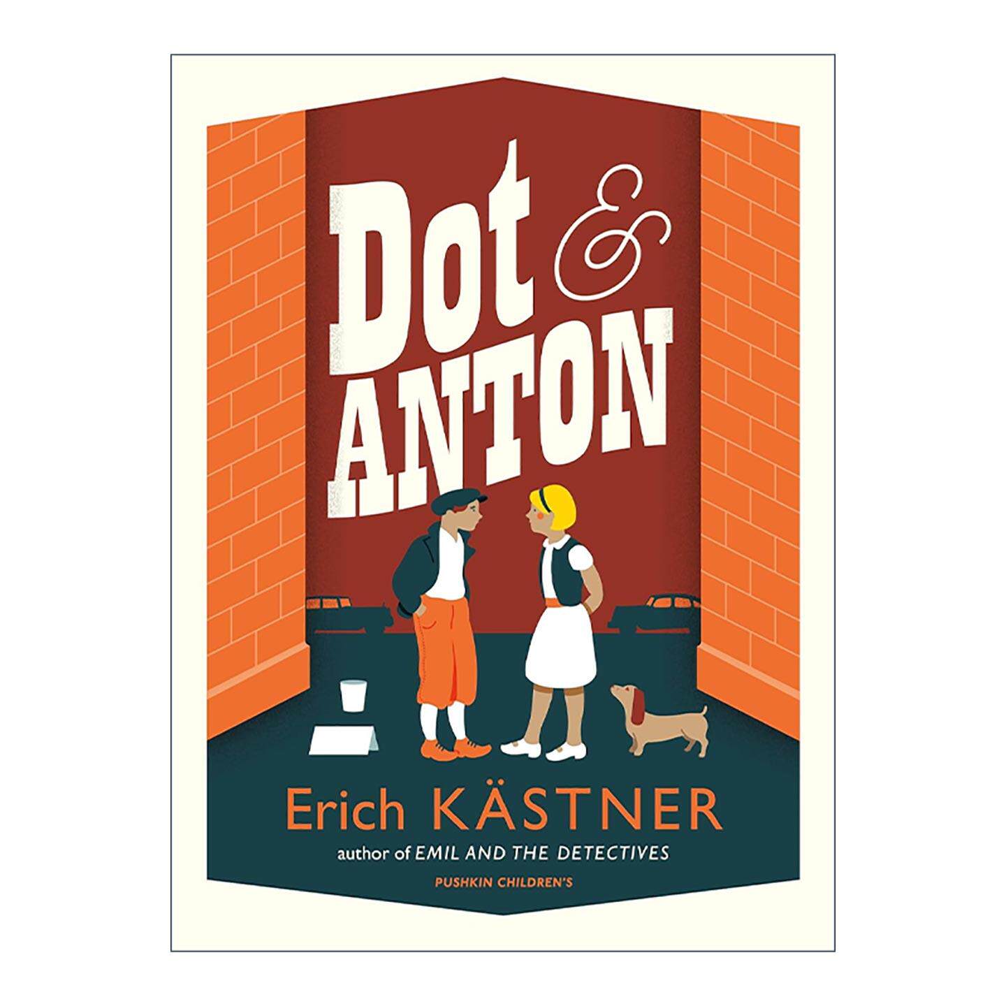 英文原版 Dot and Anton 小不点和安东 安徒生奖得主艾利克&middot;卡斯特纳 儿童经典小说 英文版 进口英语原版书籍