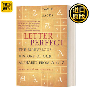 伟大的字母 从A到Z字母表的辉煌历史 英文原版 Letter Perfect 英文版 David Sacks 进口英语原版书籍