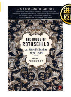 英文原版 The House of Rothschild The World's Banker 1849-1999 罗斯柴尔德家族 卷二 世界的银行家 1849-1999 进口英语书籍