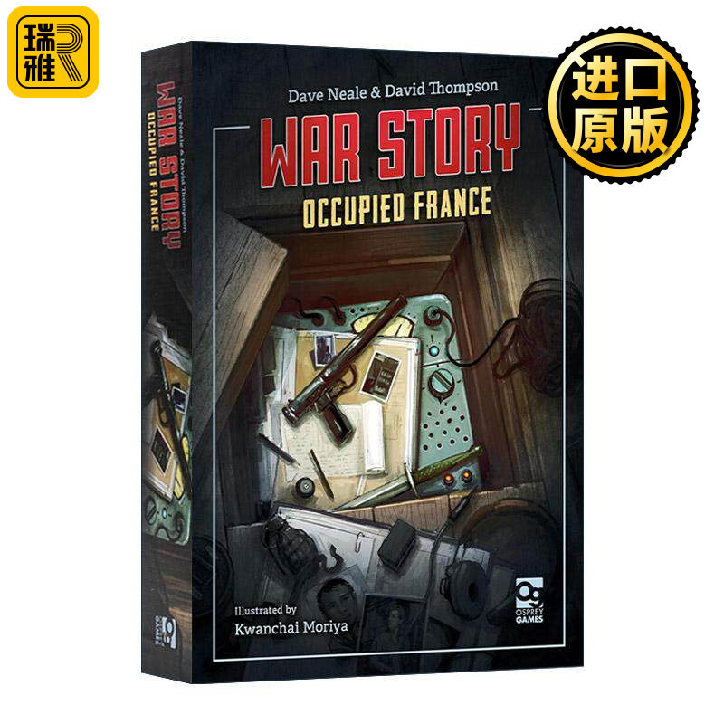 英文原版 War Story Occupied France 战争故事 占领法国 Osprey桌游谍战兵棋 英文版 进口英语原版书籍