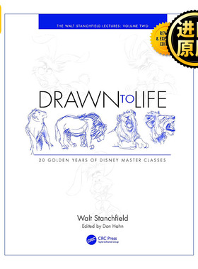 Drawn to Life Golden Years of Disney Master Classes 英文原版