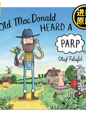 英文原版 Old MacDonald Heard a Parp 老麦克唐纳听到一声响 Olaf Falafel绘本 英文版 进口英语原版书籍