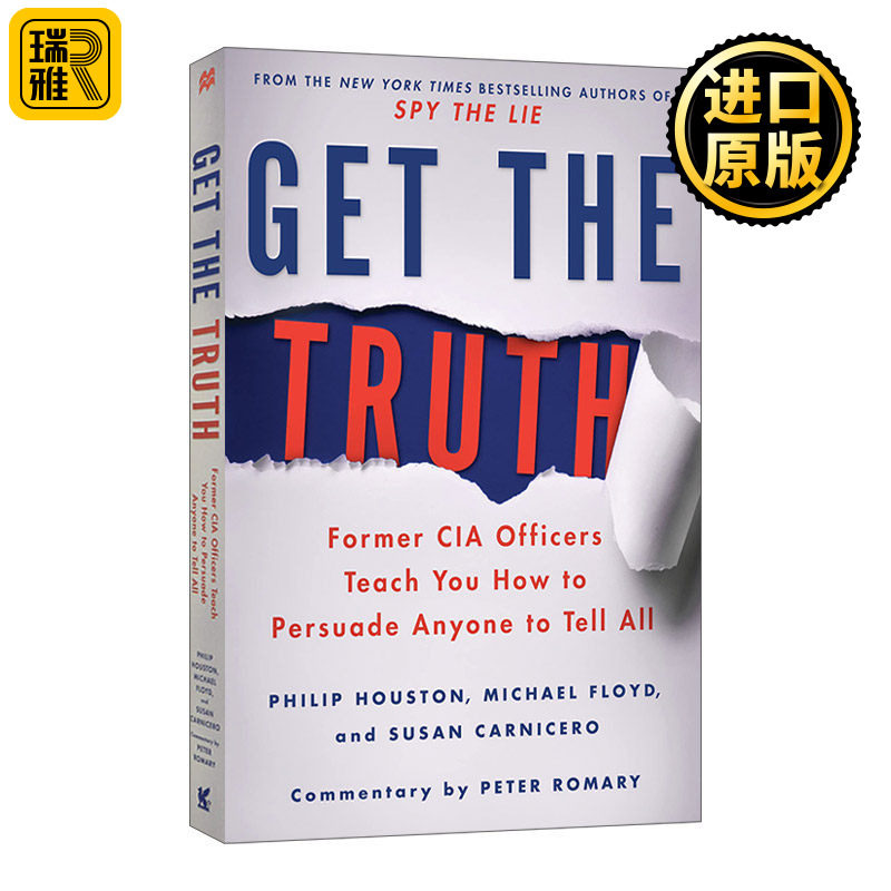 英文原版 Get the Truth 教你让人说出真心话 英文版 Philip Houston 进口英语原版书籍