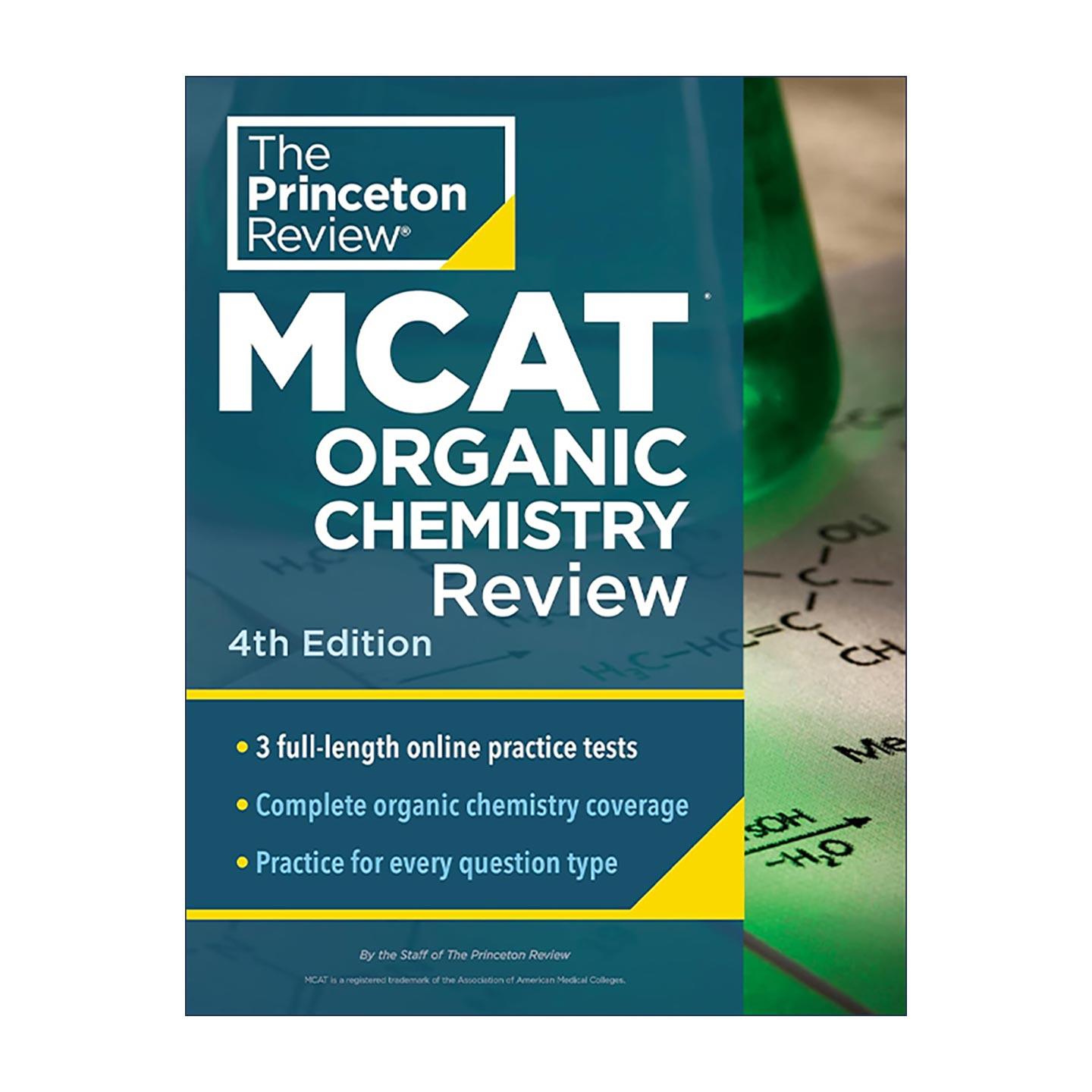 英文原版 Princeton Review MCAT Organic Chemistry Review 4th Edition 普林斯顿美国医学研究生院入学考试有机化学备考指南