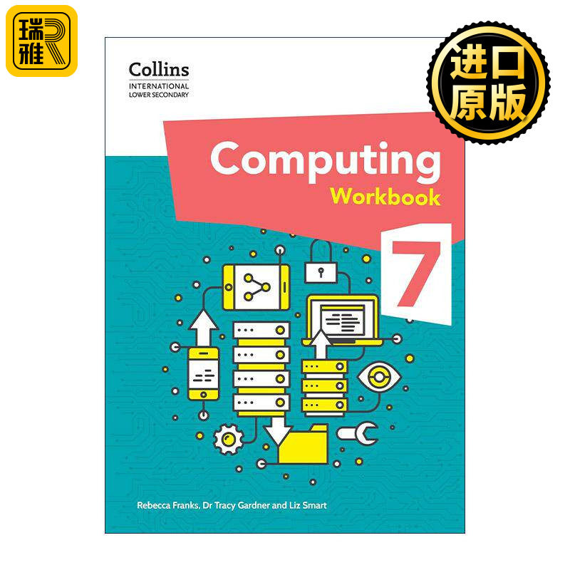 英文原版 Collins International Lower Secondary Computing Workbook 7 柯林斯国际初中计算机科学练习册7 英文版 进口英语书籍