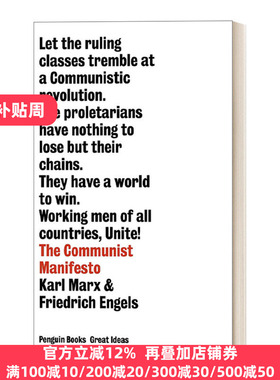 英文原版 The Communist Manifesto 共产党宣言 马克思 恩格斯 企鹅伟大思想系列 英文版 进口英语原版书籍