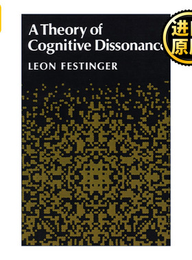正版 A theory of cognitive dissonance 英文原版 进口英语书籍