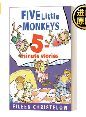 Five Little Monkeys 5-Minute Stories  五只小猴子：5分钟故事合集 精装 廖彩杏书单