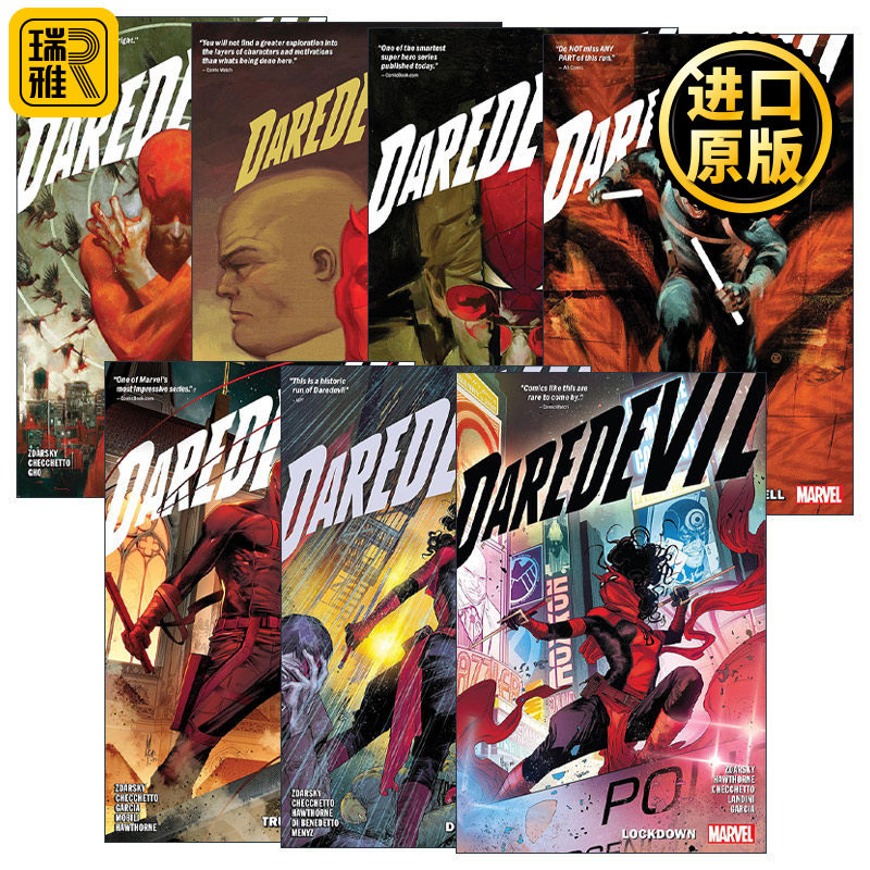 正版 Daredevil By Chip Zdarsky系列 7册套装 超胆侠  英文原版 进口英语书籍
