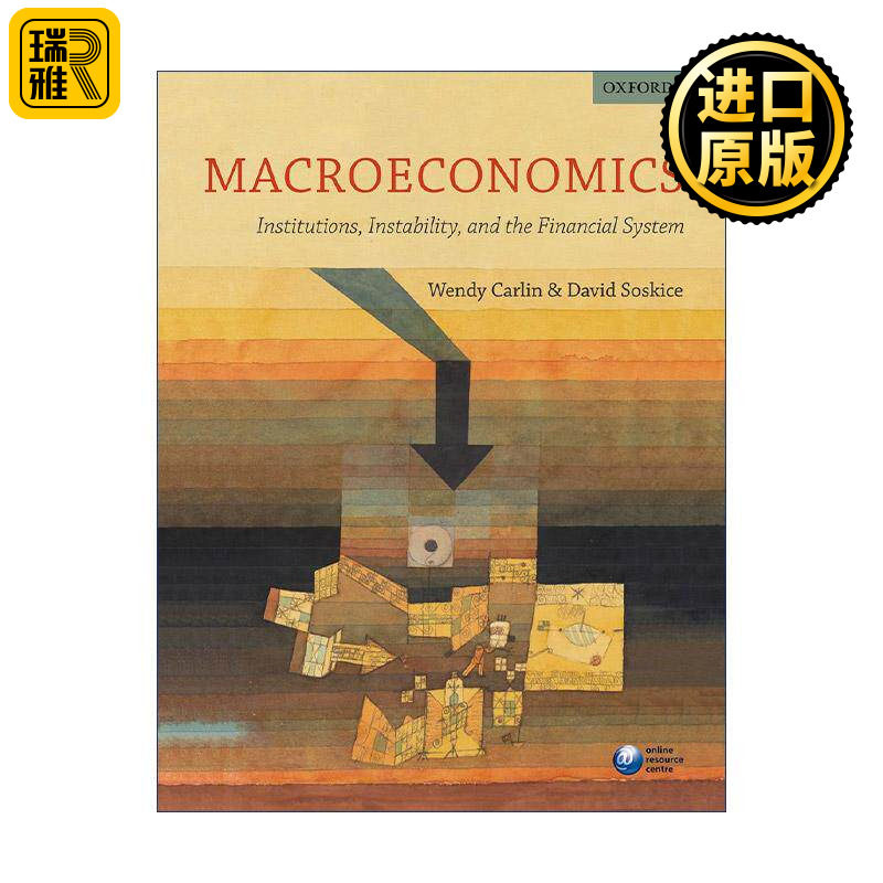 英文原版 Macroeconomics 宏观经济学 制度 不稳定和金融体系 精装 英文版 进口英语原版书籍