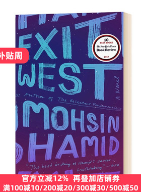 Exit West 逃离西方 英文原版 Mohsin Hamid 全英文版进口原版英语书籍