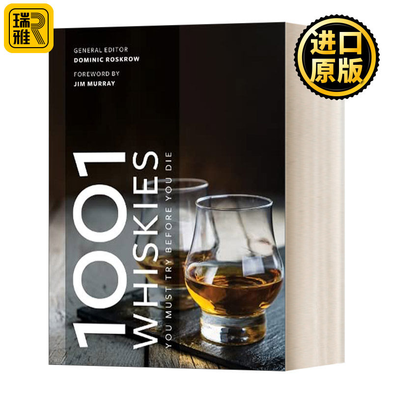 英文原版 1001 Whiskies You Must Try Before You Die 一生必喝的1001款威士忌 英文版 Dominic Roskrow 进口英语原版书籍