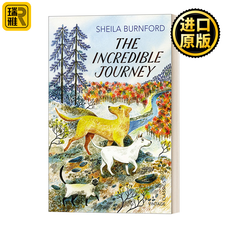 英文原版 The Incredible Journey一猫二狗的奇妙旅程希拉·伯恩福德英文版 Sheila Burnford进口英语原版书籍