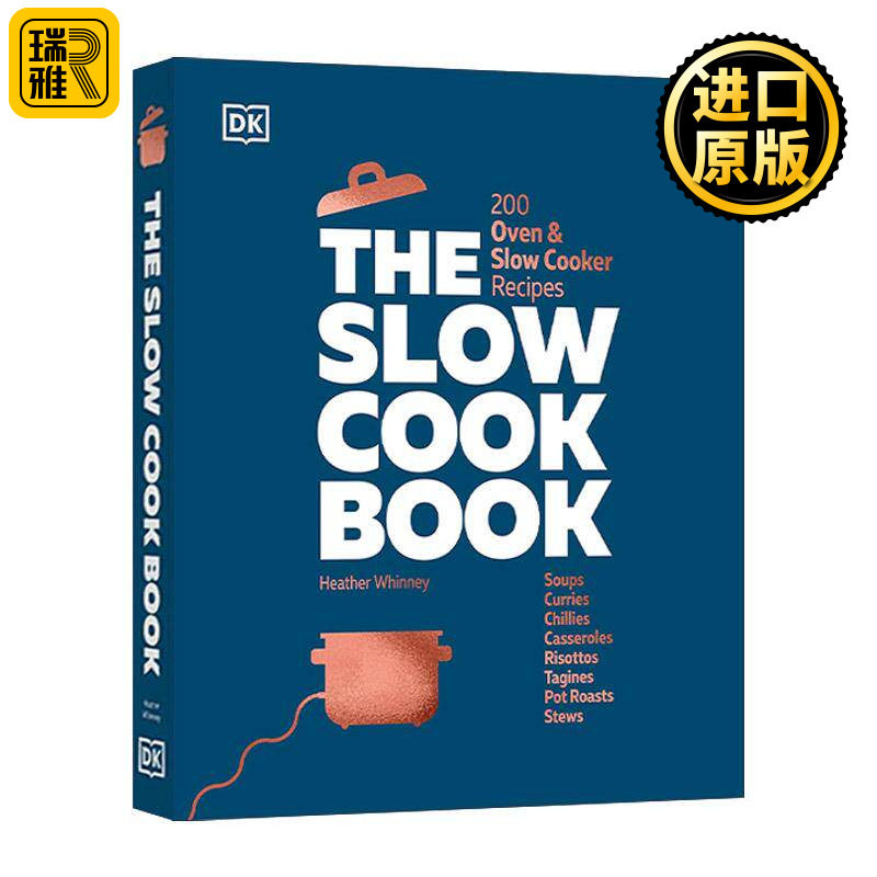 英文原版 The Slow Cook Book 慢炖书 200多个烤箱和慢炖锅食谱 DK生活科普百科精装 英文版 进口英语原版书籍