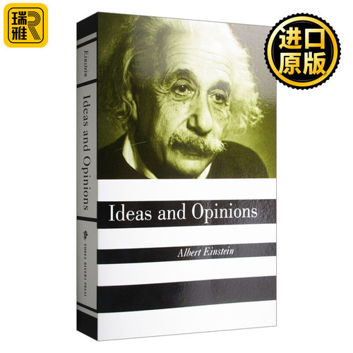 想法和意见 英文原版 Ideas And Opinions 爱因斯坦 Albert Einstein 全英文版进口英语书籍