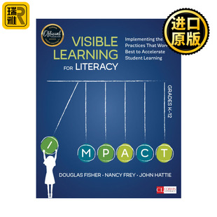 12年级阶段 实践方法 for Grades Learning Literacy 提升学习 英文原版 读写能力可视化学习 Visible
