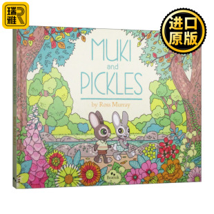and 英文原版 Pickles 精装 儿童绘本 木奇和泡菜 Muki