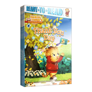 英文原版 Daniel Tiger Ready-to-Read Value Pack Thank You Day 小老虎丹尼尔的邻居套装6册 Ready to Read Level 1系列 英文版