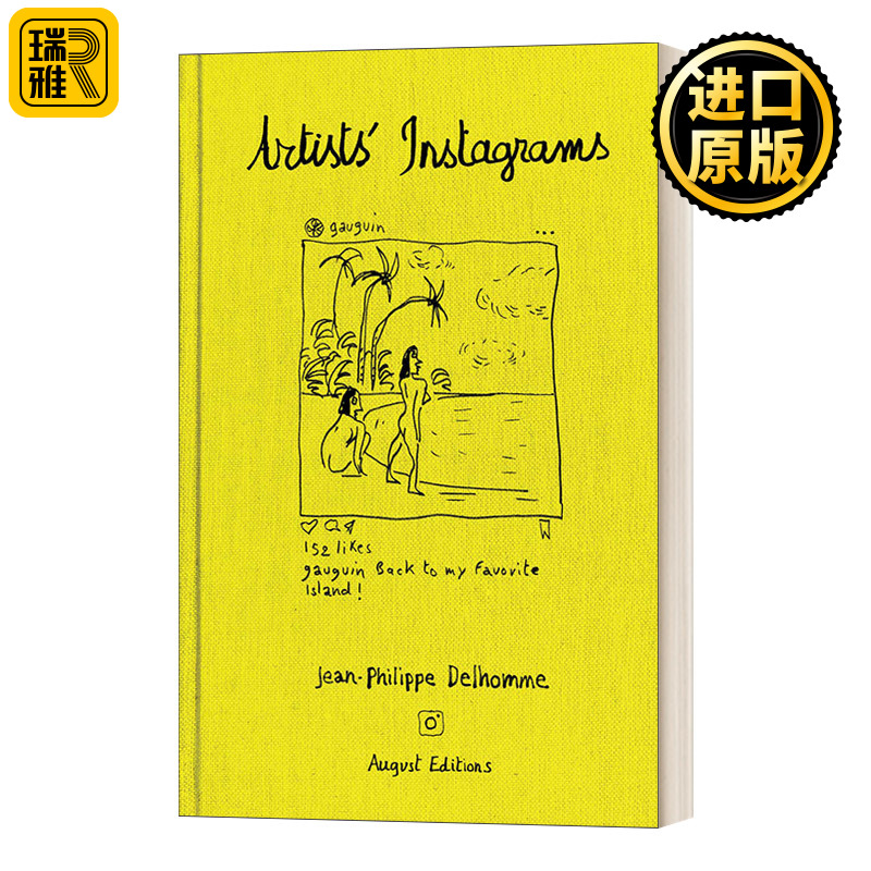 让·菲利普·德罗莫艺术家的Instagram英文原版 Jean-Philippe Delhomme从未见过的Instagrams尚菲利普德洛姆精装英语书籍