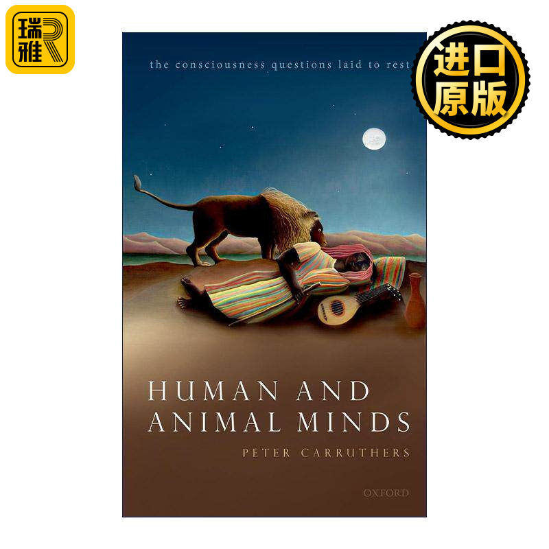 英文原版 Human and Animal Minds 人类和动物的心灵 被搁置的意识问题 哲学家彼得·卡拉瑟斯 英文版 进口英语原版书籍