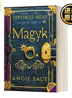 英文原版小说 Septimus Heap  Book One Magyk 萨提姆斯·希普1 英文版 Angie Sage 进口英语原版书籍