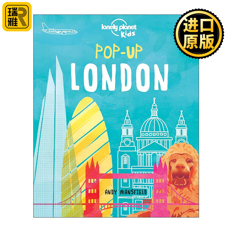 英文原版 Lonely Planet Pop-up London 伦敦 孤独星球立体书 英文版 进口英语原版书籍
