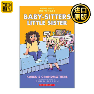 sitters 英文原版 进口英语原版 英文版 Sister The 保姆俱乐部之保姆小妹9 Novel Little Graphic 全彩漫画书 书籍 Baby