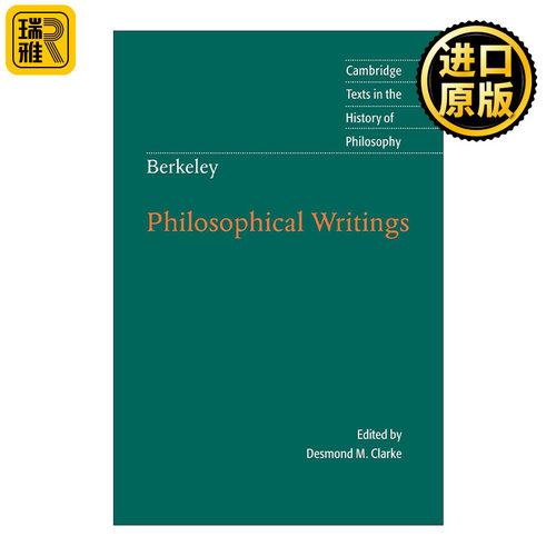 Berkeley: Philosophical Writings 乔治·贝克莱哲学著作集 剑桥哲学史文本系列