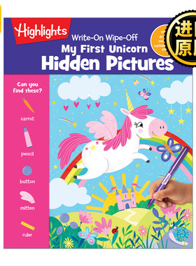 WriteOn WipeOff My First Unicorn Hidden Pictures