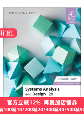 英文原版 Systems Analysis and Design 系统分析与设计 第12版 佛罗里达理工学院Scott Tilley教授 英文版 进口英语原版书籍