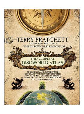 英文原版 The Discworld Atlas 碟形世界地图 精装全彩插画 特里·普拉切特 英文版 进口英语原版书籍