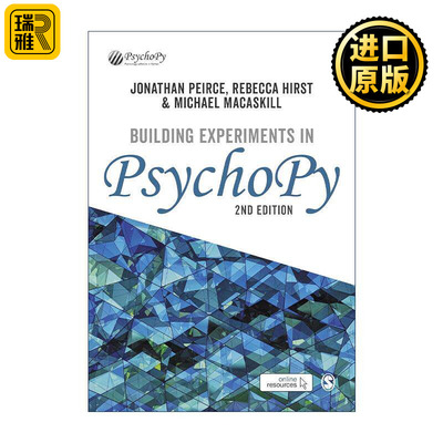英文原版 Building Experiments in PsychoPy 实验编程 PsychoPy从入门到精通 英文版 进口英语原版书籍