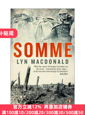 英文原版 Somme 索姆河战役 Lyn Macdonald 英文版 进口英语原版书籍