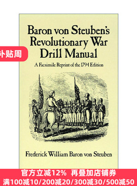 英文原版 Baron Von Steuben's Revolutionary War Drill Manual 革命战争训练手册 1794年版复印版 英文版 进口英语原版书籍